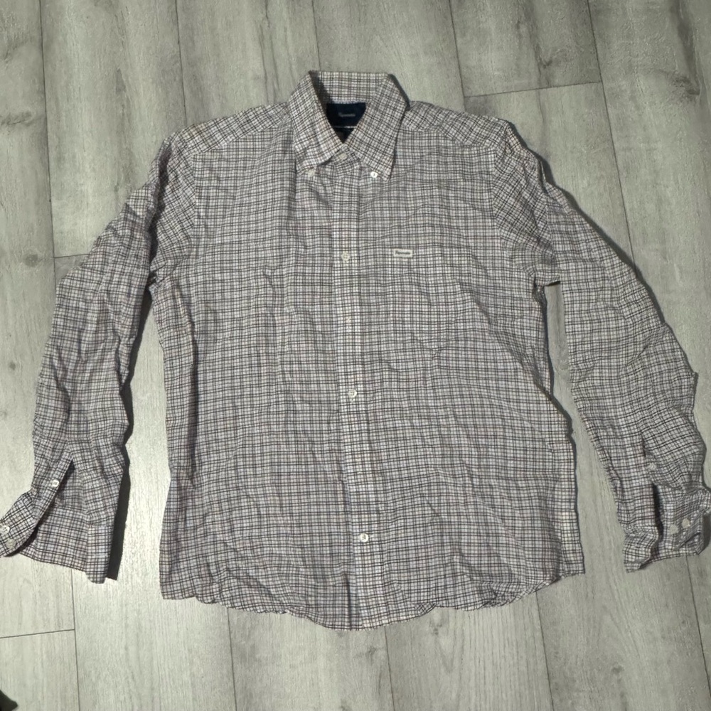 Men's multicolor plaid shirt